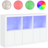  Komoda s LED svjetlima bijela 162 x 37 x 100 cm | shoptok.hr