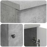  Stol Betonska siva 142 5 x 50 x 75 cm Konstruirano drvo - Betonska siva | shoptok.hr