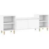 TV omarica bela 160x35x55 cm inženirski les, (20730269) | Shoptok.si