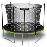 Neo-Sport vrtni trampolin 312 cm (10 ft) s unutarnjom mrežom i ljestvama | shoptok.hr