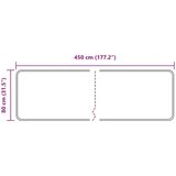 Traka za tepih MARSA Crna 80 x 450 cm Poliester i PVC | shoptok.hr