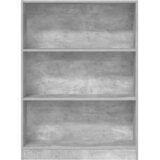  Regal za knjige boja betona 80x24x109 cm konstruirano drvo | Eponuda.com
