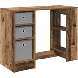  Stol s ladicama Staro drvo 100 x 40 x 75 cm Konstruirano drvo | shoptok.hr