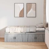  Krevetna konstrukcija Siva Sonoma 90 x 200 cm Konstruirano drvo | shoptok.hr