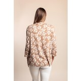 Fenzy Plus Size Kardigan S Potiskom, Bež | Shoptok.si