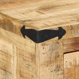 vidaXL klupa za cipele 110x35x50 cm Čvrsto drvo manga | shoptok.hr