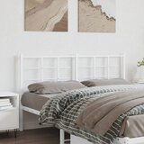 vidaXL Kovinsko vzglavje belo 150 cm | Shoptok.si