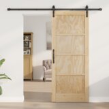 vidaXL Klizna vrata s setom hardvera 83x202 cm od čvrstog drva smreke | shoptok.hr