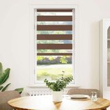 vidaXL Zavjesa zebra smeđa 60x150 cm širina tkanine 55,9 cm poliester | shoptok.hr
