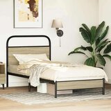 vidaXL Okvir kreveta bez madraca boja hrasta sonome 75 x 190 cm drveni | shoptok.hr