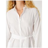 Koton Midi Shirt Dress Linen Blended | shoptok.hr