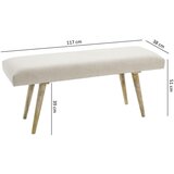 MID.YOU KLOP BREZ NASLONA, les, tekstil bež | Shoptok.si