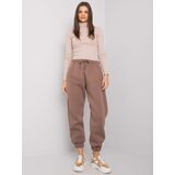 RUE PARIS Sweatpants-RV-DR-7205.74-brown Cene