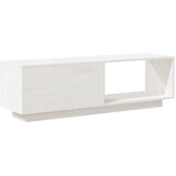 TV ormarić bijeli 110 x 30 x 33,5 cm od masivne borovine | shoptok.hr