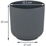 Costway Komplet: lonček z odtočno luknjo, okrasni lonček, 2 kosa, (5000277790) | Shoptok.si