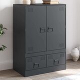 Maison Chic Komoda - Predalnik antracitna 67x39x95 cm jeklo, (21715516) | Shoptok.si