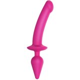 Strap-On-Me / Swith Semi-Realistic XXL - 2u1 silikonski dildo (ružičasti) | shoptok.hr