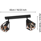 Eglo 43716 - Spot svetiljka CARLTON 2xE27/40W/230V | Eponuda.com