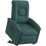  Električni naslanjač s funkcijo vstajanja temno zeleno blago, (22054538) | Shoptok.si