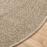  Tepih ZIZUR bež Ø 200 cm s izgledom jute unutarnji i vanjski | shoptok.hr