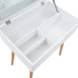  Toaletni stolić od MDF-a s ogledalom 60 x 40 x 75 cm | shoptok.hr