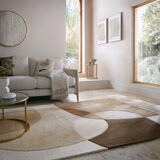 Flair Rugs Rjava/bež ročno tkana volnena preproga 200x290 cm Glow – | Shoptok.si
