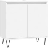 Maison Chic Kopalniška omarica - Kopalniški kabinet bela 58x33x60 cm inženirski les, (21794450) Cene