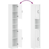  Set kupaonskih ormara od 4 dijela UTRECHT Bijela visokog sjaja | shoptok.hr