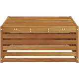  Zunanji puf Naravna 79 x 79 x 37 cm Masiven les akacije, (5000269950) | Shoptok.si