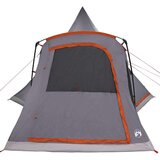  Teepee šator s krovom Siva i narančasta 545 x 450 x 295 cm | shoptok.hr