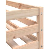 vidaXL Pograd z zavesami moder 90x190 cm trdna borovina | Shoptok.si