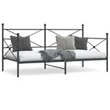  Dnevni krevet bez madraca crni 100x190 cm čelik | shoptok.hr