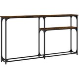  Konzolni stol boja hrasta 145 x 22,5 x 75 cm konstruirano drvo | Eponuda.ba