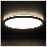 Kanlux 31517 - LED plafonsko svetlo AZPO LED/22W/230V prečnik 42 cm IP54 crna Cene