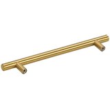  Ručke za ormarić 10 kom zlatne 160 mm od nehrđajućeg čelika | shoptok.hr