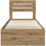  Krevetna konstrukcija Umjetnička hrastovina 100 x 200 cm | shoptok.hr