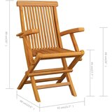  7-dijelni vrtni blagovaonski set od masivne tikovine | shoptok.hr