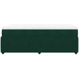 Box spring krevet s madracem tamnozeleni 100x200 cm baršunasti | shoptok.hr