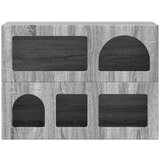  Strani šal Siva Sonoma 80,5 x 35 x 59 cm Konstruiran les, (5000107621) | Shoptok.si