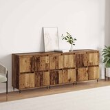 Ormarić za pohranu 3 pcs Staro drvo 60 x 35 x 70 cm | Eponuda.com