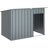  za pse s krovom antracit 153x91x110 cm pocinčani čelik | Eponuda.ba