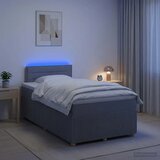 Boxspring krevet s madracem Svjetlosiva 120 x 200 cm Tkanina - Svjetlosiva 120 x 200 cm Dizajn linija | shoptok.hr