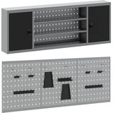  Set ormara za alate 4 pcs Crna Čelik s prahom premazan | shoptok.hr