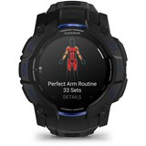 Garmin pametni sat Instinct 3 50 mm AMOLED, crni, remen crno-plavi (Limited Edition) | shoptok.hr