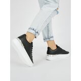 Shelvt Women's black platform sneakers | shoptok.hr