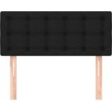  Uzglavlje crno 80 x 5 x 78/88 cm od tkanine | shoptok.hr