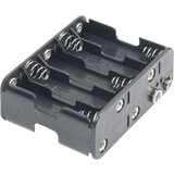 Goobay 12460 nosilec baterij 10x Mignon (AA) hitrosklopni priključek (D x Š x V) 77 x 60 x 32mm Držalo za baterije D za 10 Mignon (D x Š x V) 77 x 60, (20641711) | Shoptok.si