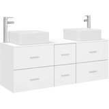  Set ormarića za kupaonicu 3 kom. Bijela 49,5 x 41 x 63 cm | shoptok.hr