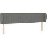 Maison Chic vzglavna omarica - nočna omarica - posteljna omarica z ušesi temno sivo 163x23x78/88 cm blago, (21707677) Cene