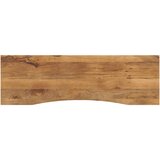 vidaXL Mizna plošča ukrivljena 160x50x2,5 cm trden mangov les | Shoptok.si